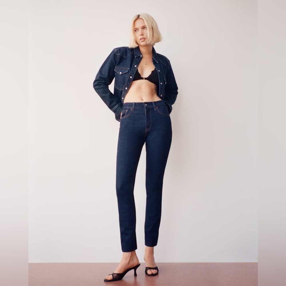 Abercrombie & Fitch Dark Indigo Skinny Jeans
